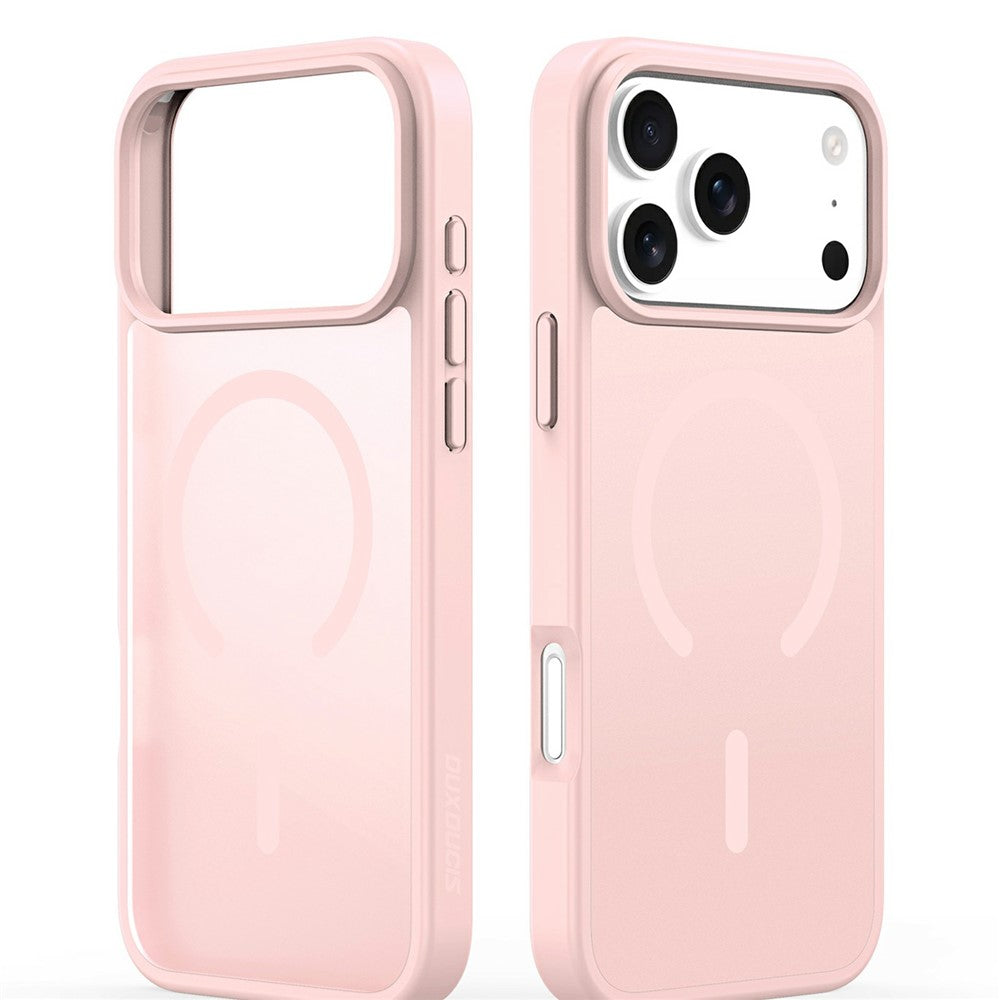 DUX DUCIS Yind Series For iPhone 17 Pro Max Case TPU + PC Matte Phone Cover Compatible with MagSafe - Light Pink