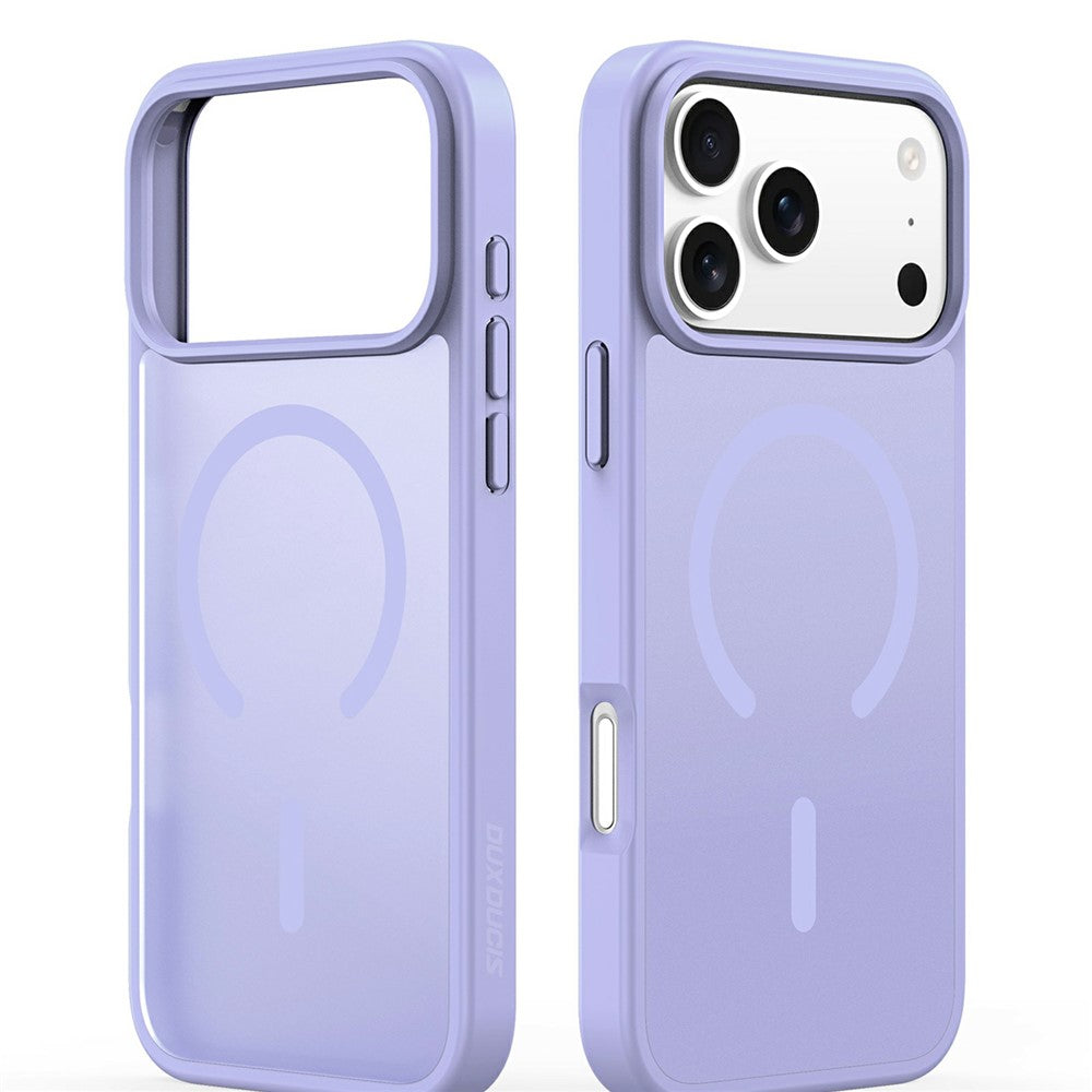 DUX DUCIS Yind Series For iPhone 17 Pro Max Case TPU + PC Matte Phone Cover Compatible with MagSafe - Light Purple