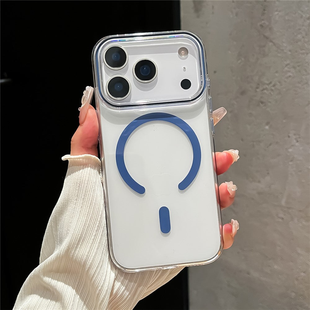 For iPhone 17 Pro Max Case Compatible with MagSafe Protective TPU + PC Phone Cover - Sapphire