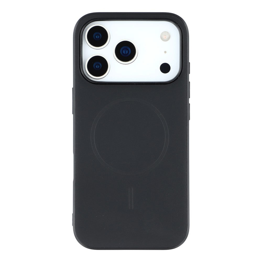 X-LEVEL For iPhone 17 Pro Max Case Compatible with MagSafe PC+TPU+PU Phone Back Cover - Black