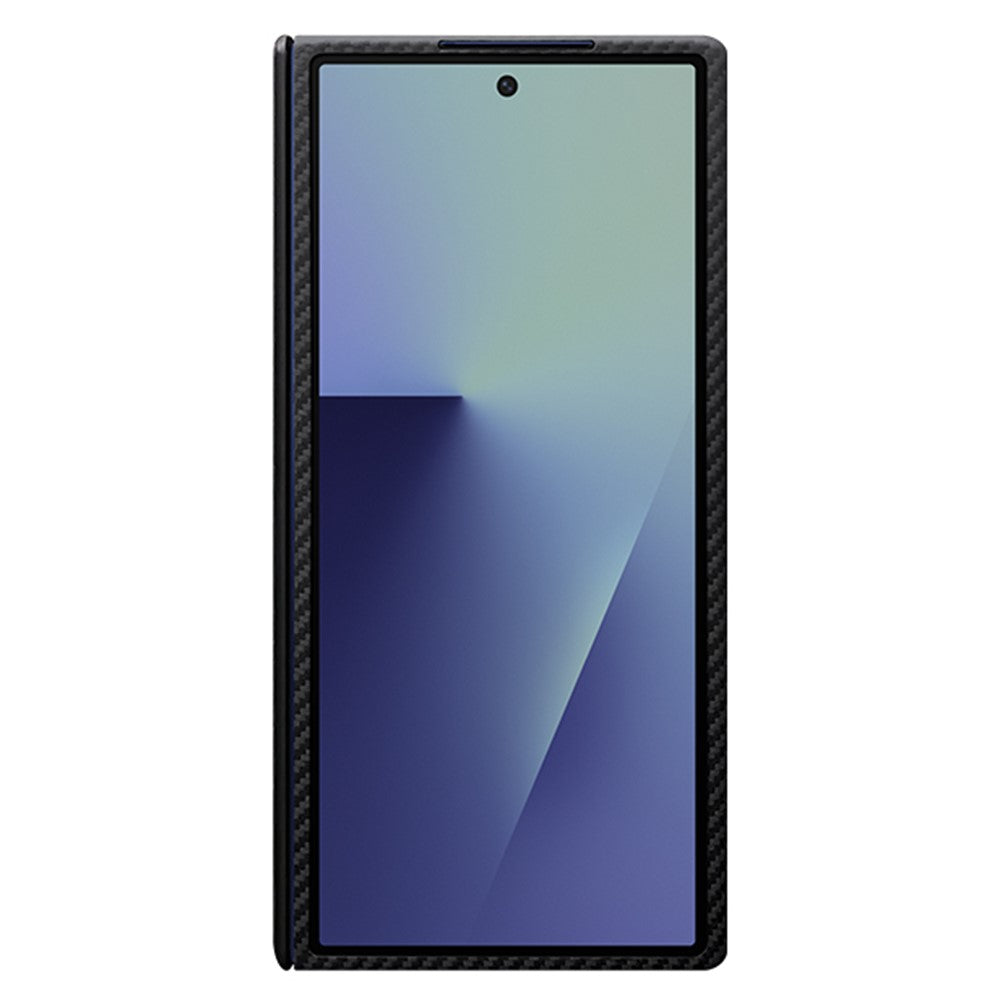 For Samsung Galaxy Z Fold7 5G Magnetic Case Precise Cutouts 600D Fine Texture Aramid Fiber Phone Cover with Metal Lens Frame