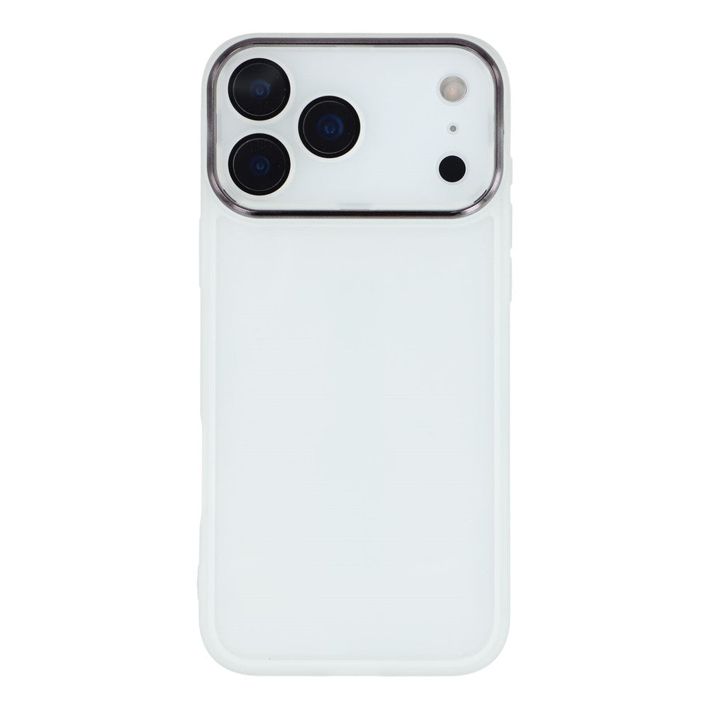 Bulk Buy 20 PCS For iPhone 17 Pro Max Case Electroplated Camera Frame Eagle Eye TPU Precise Cutouts Shockproof - Transparent White