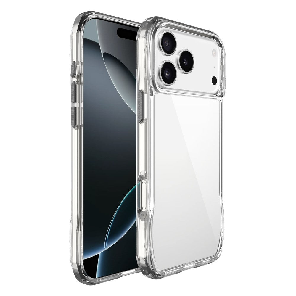 For iPhone 17 Pro Max Case Anti-Scratch TPU + PC Hybrid Clear Phone Cover