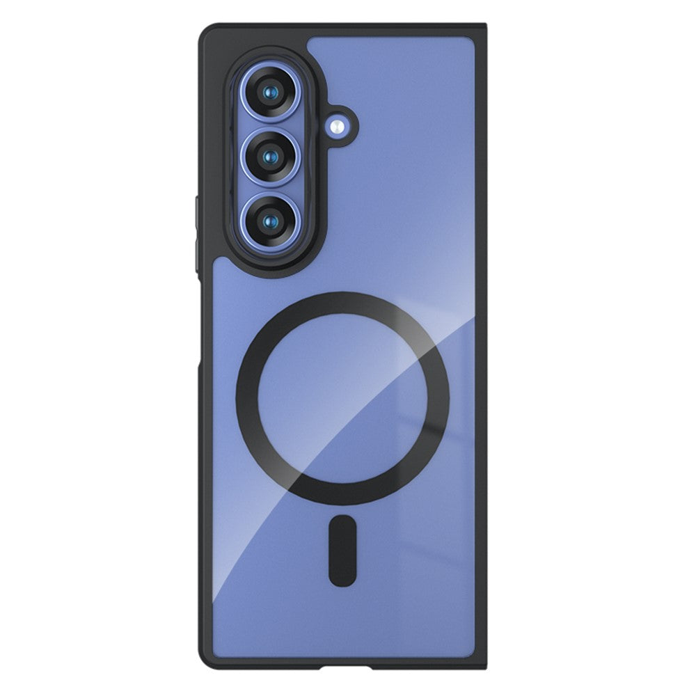 For Samsung Galaxy Z Fold7 5G Case Compatible with MagSafe Clear TPU + PC Shockproof Phone Cover