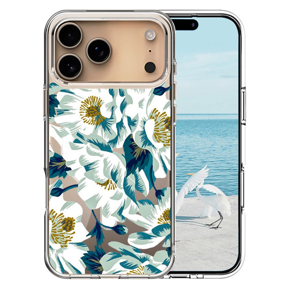 For iPhone 17 Pro Max Case Compatible with MagSafe Pattern Printing TPU PC Phone Back Cover - QHCX 003