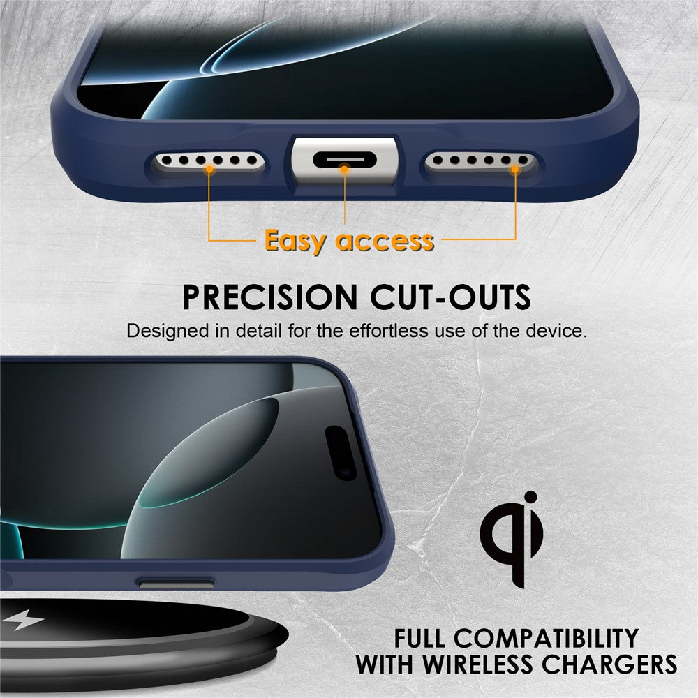 For iPhone 17 Pro Max Case Hybrid Hard PC Soft TPU Shockproof Phone Cover - Blue