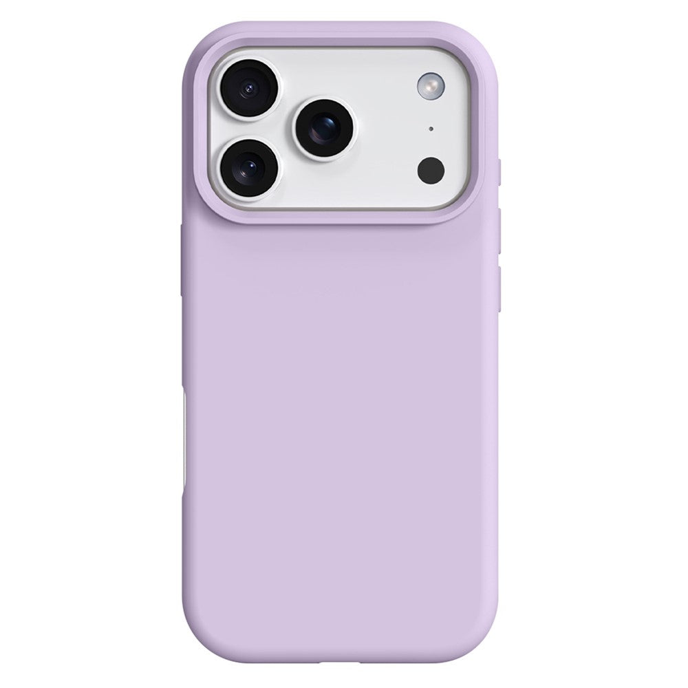 For iPhone 17 Pro Max Case Compatible with MagSafe Liquid Silicone + PC Phone Cover - Light Purple