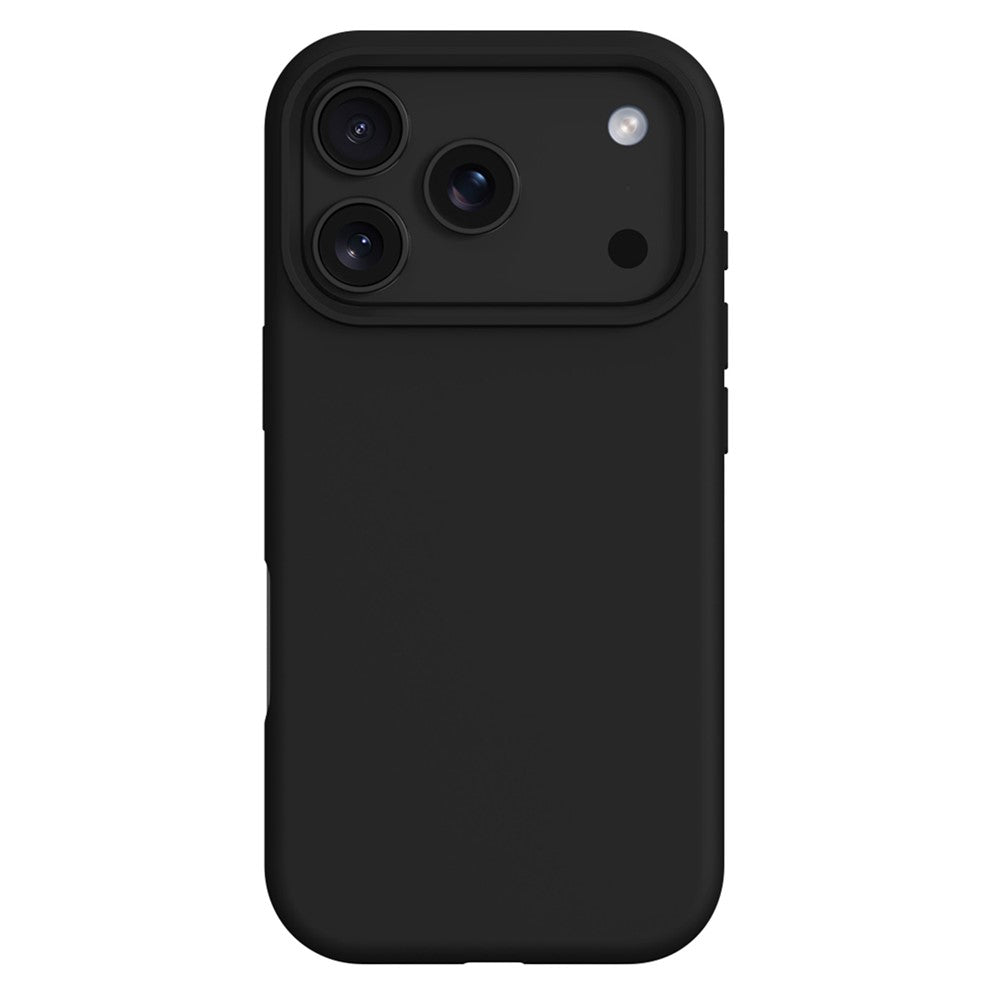 For iPhone 17 Pro Max Case Compatible with MagSafe Liquid Silicone + PC Phone Cover - Black