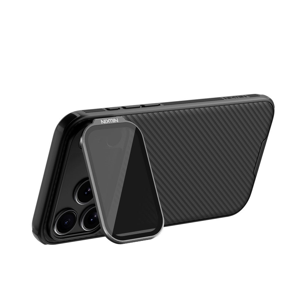 NILLKIN Camshield Prop Magnetic Series for iPhone 17 Pro Max Case Clear Black Lens Lid PC TPU Phone Back Cover