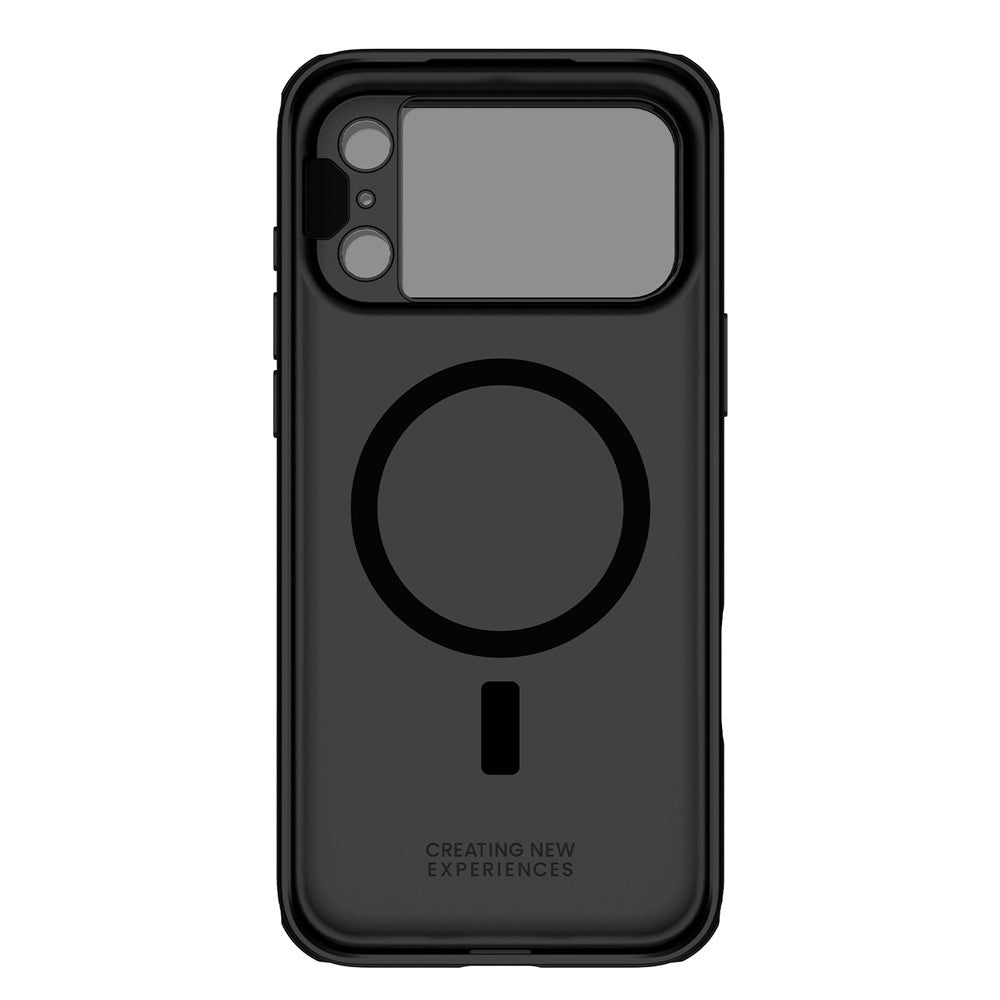 NILLKIN Camshield Prop Magnetic Series for iPhone 17 Pro Max Case Clear Black Lens Lid PC TPU Phone Back Cover