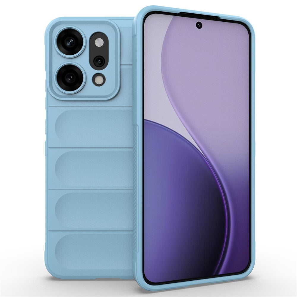 AMORUS For Oppo Reno14 Pro 5G (Global) Case Shockproof Soft TPU Rugged Phone Back Cover - Baby Blue