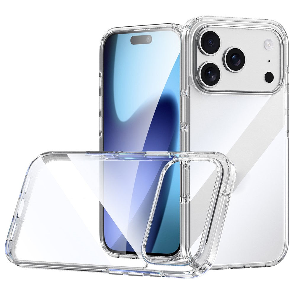 SULADA For iPhone 17 Pro Max Crystal Clear Case TPU + PC Protective Phone Cover
