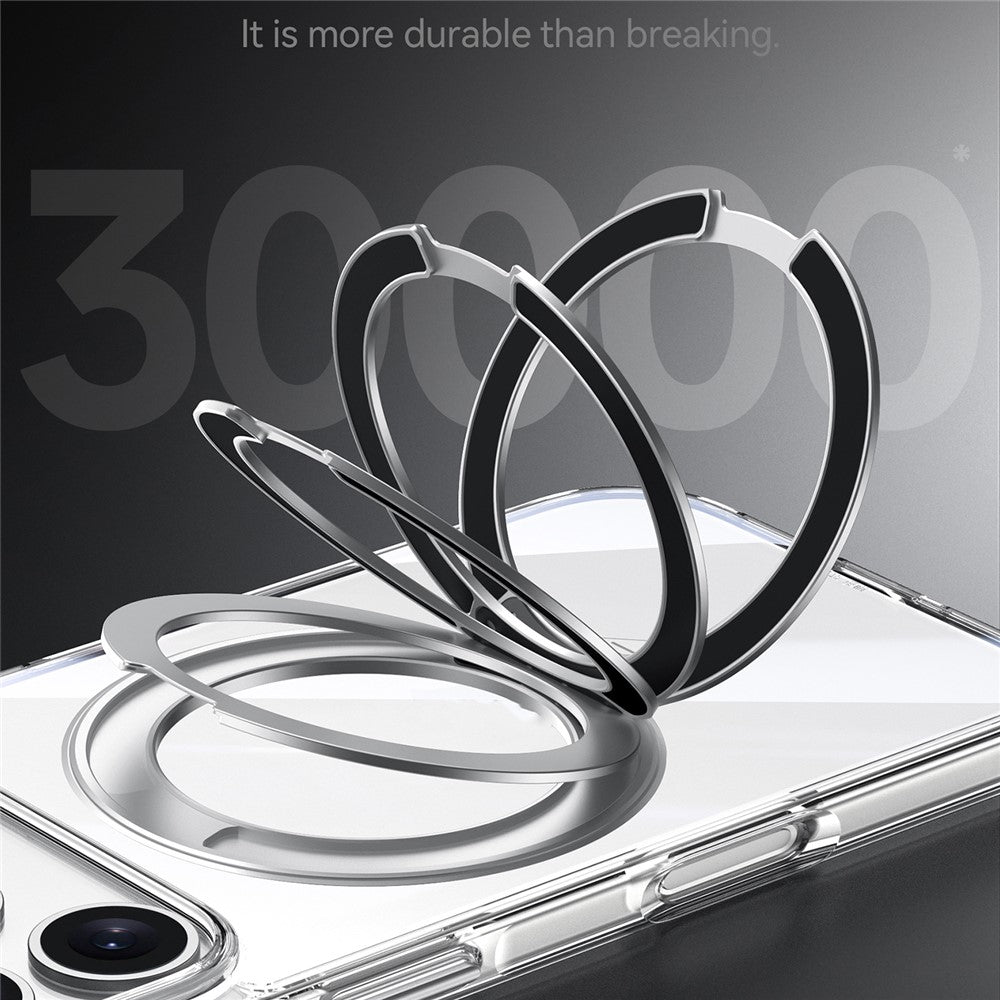 SULADA For iPhone 17 Pro Max Magnetic Case with Kickstand TPU + PC Clear Phone Cover