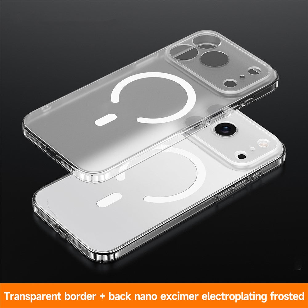 SULADA For iPhone 17 Pro Max Case Compatible with MagSafe PC+TPU Matte Translucent Back Cover