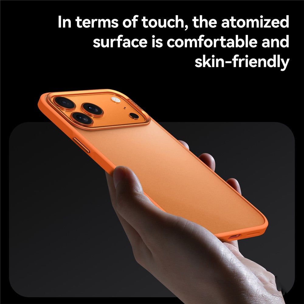 SULADA For iPhone 17 Pro Max Case PC+TPU Shockproof Matte Phone Protector Cover - Orange