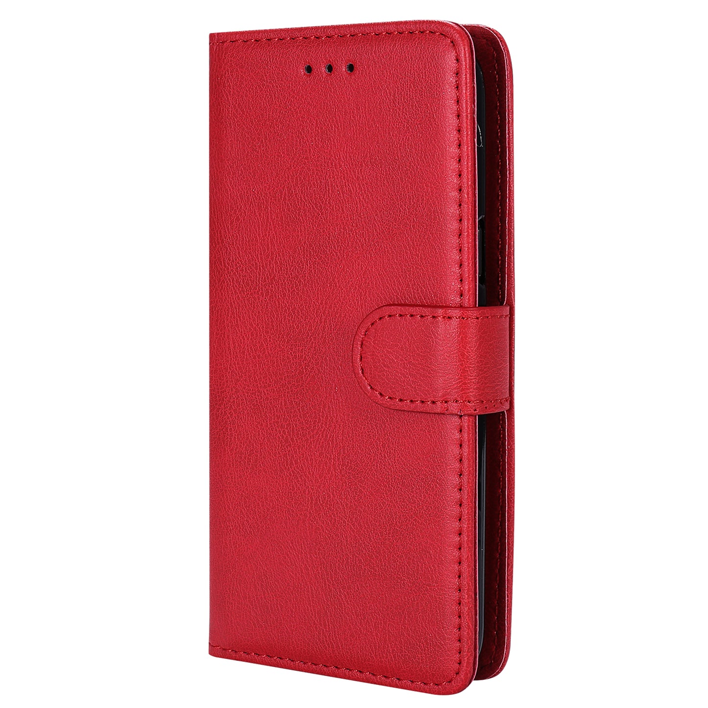 For iPhone 17 Pro Max Case 2 in 1 Detachable Magnetic Leather Wallet Mobile Cover with Strap - Red