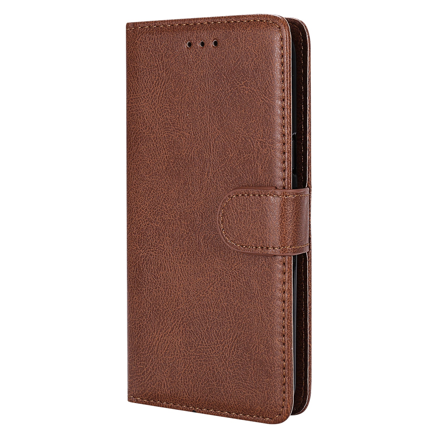 For iPhone 17 Pro Max Case 2 in 1 Detachable Magnetic Leather Wallet Mobile Cover with Strap - Brown