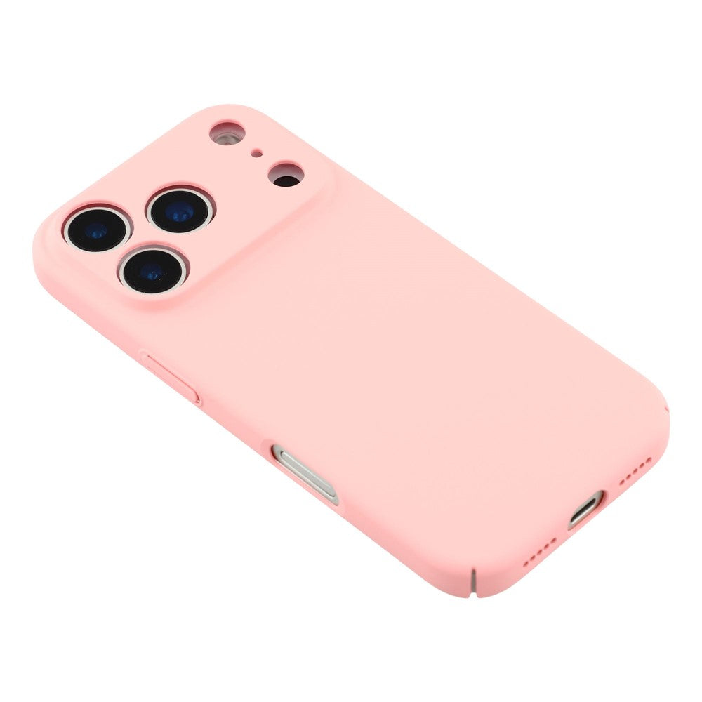 For iPhone 17 Pro Max Case Skin-Touch Rubberized Hard PC Phone Cover - Pink
