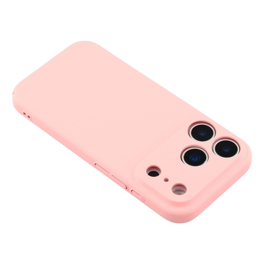 For iPhone 17 Pro Max Case Skin-Touch Rubberized Hard PC Phone Cover - Pink