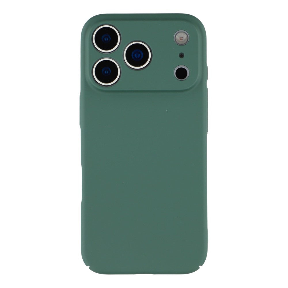 For iPhone 17 Pro Max Case Skin-Touch Rubberized Hard PC Phone Cover - Green