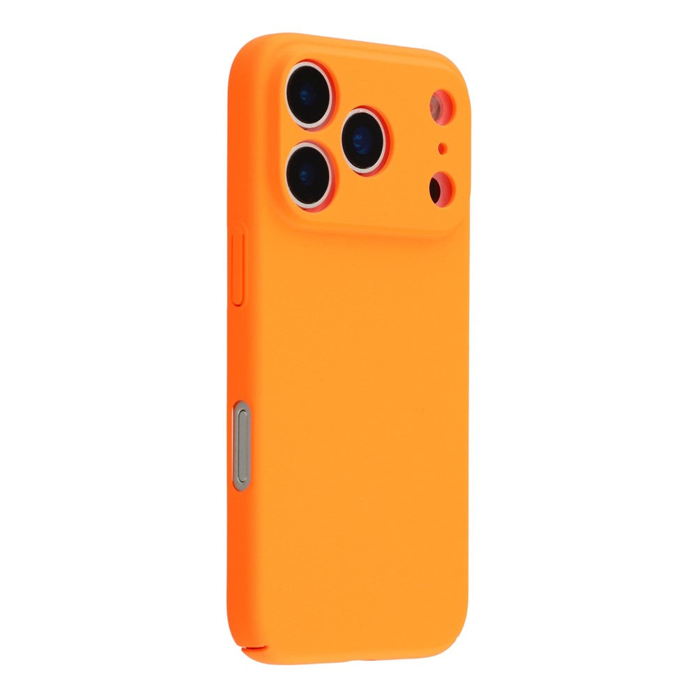 For iPhone 17 Pro Max Case Skin-Touch Rubberized Hard PC Phone Cover - Orange