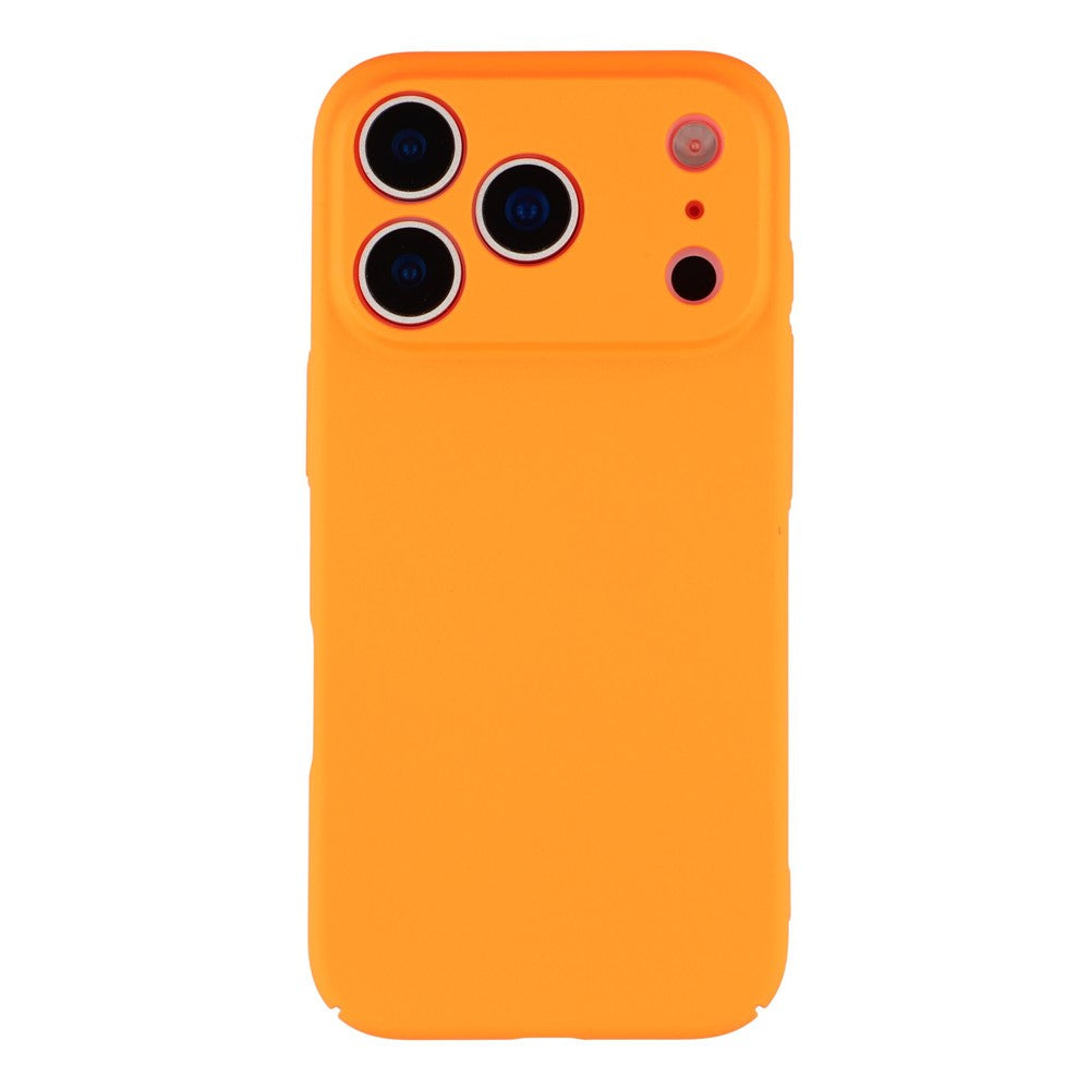For iPhone 17 Pro Max Case Skin-Touch Rubberized Hard PC Phone Cover - Orange