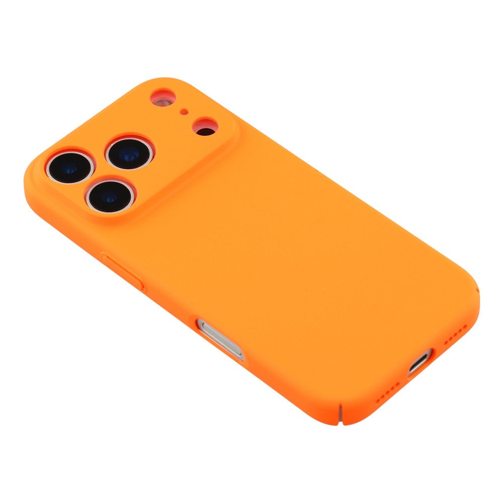 For iPhone 17 Pro Max Case Skin-Touch Rubberized Hard PC Phone Cover - Orange