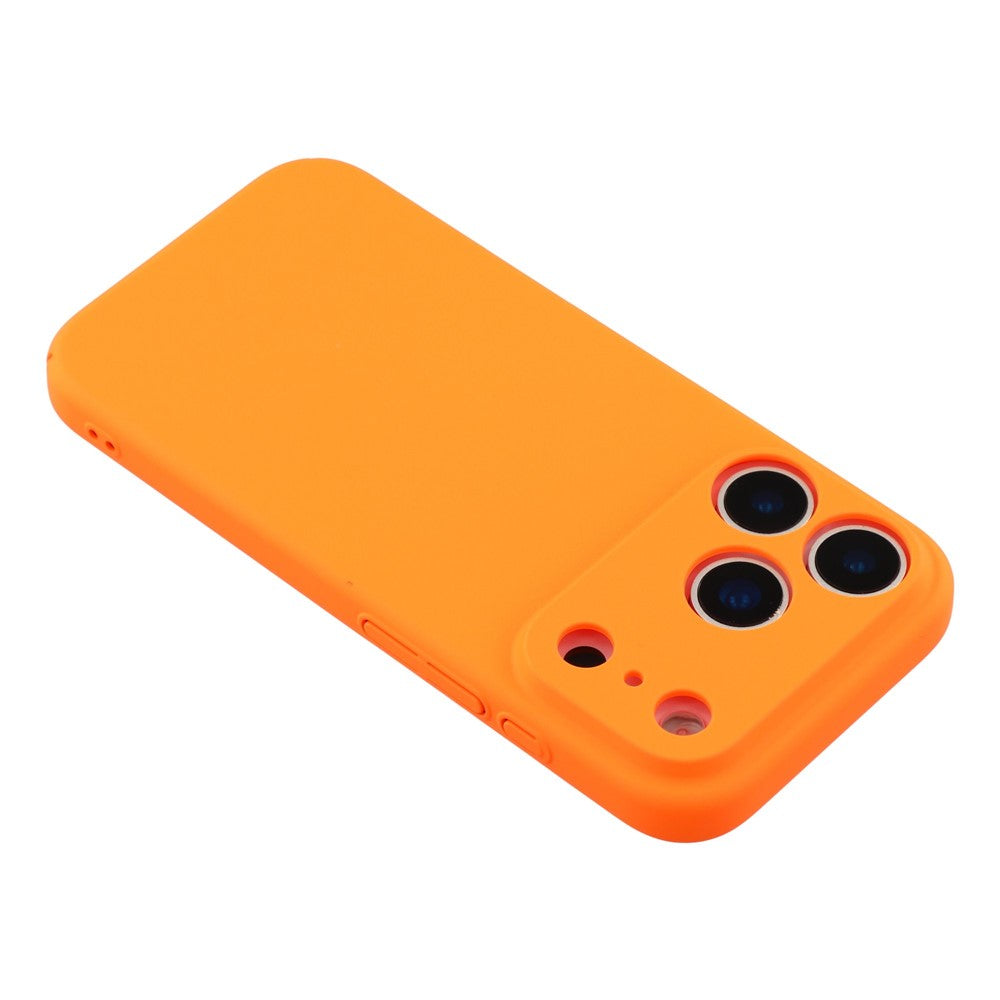 For iPhone 17 Pro Max Case Skin-Touch Rubberized Hard PC Phone Cover - Orange