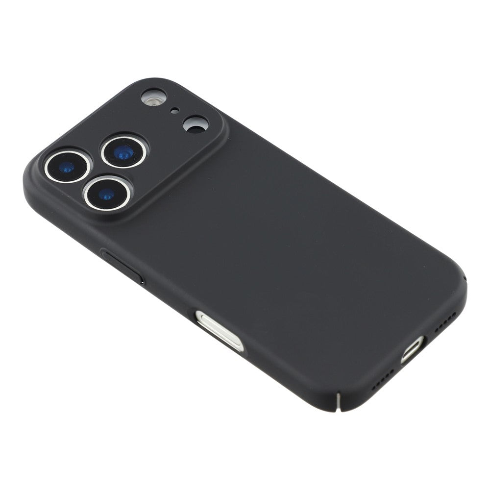For iPhone 17 Pro Max Case Skin-Touch Rubberized Hard PC Phone Cover - Black