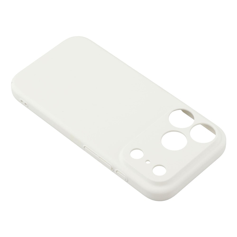 For iPhone 17 Pro Max Case Skin-Touch Rubberized Hard PC Phone Cover - White