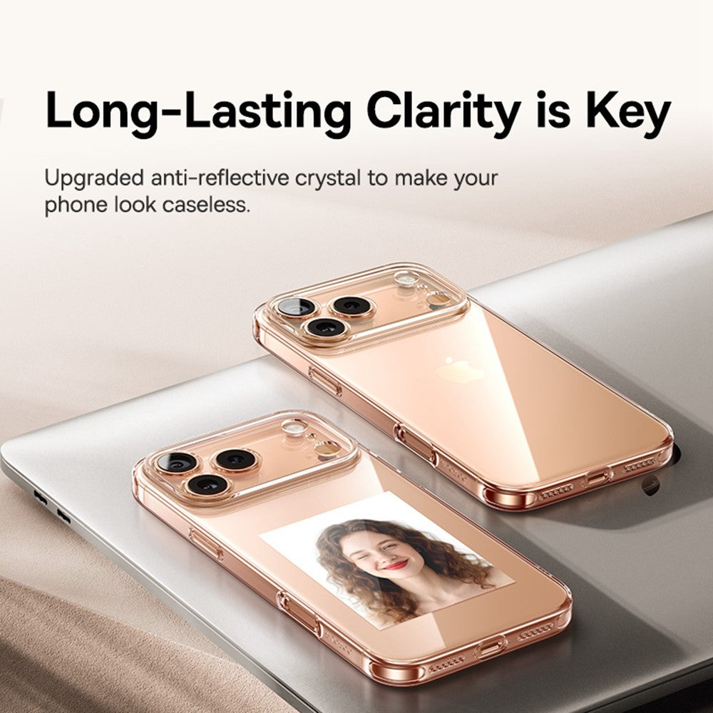 BASEUS Simple Series For iPhone 17 Pro Max Case Anti-Drop Transparent Soft TPU Cell Phone Cover