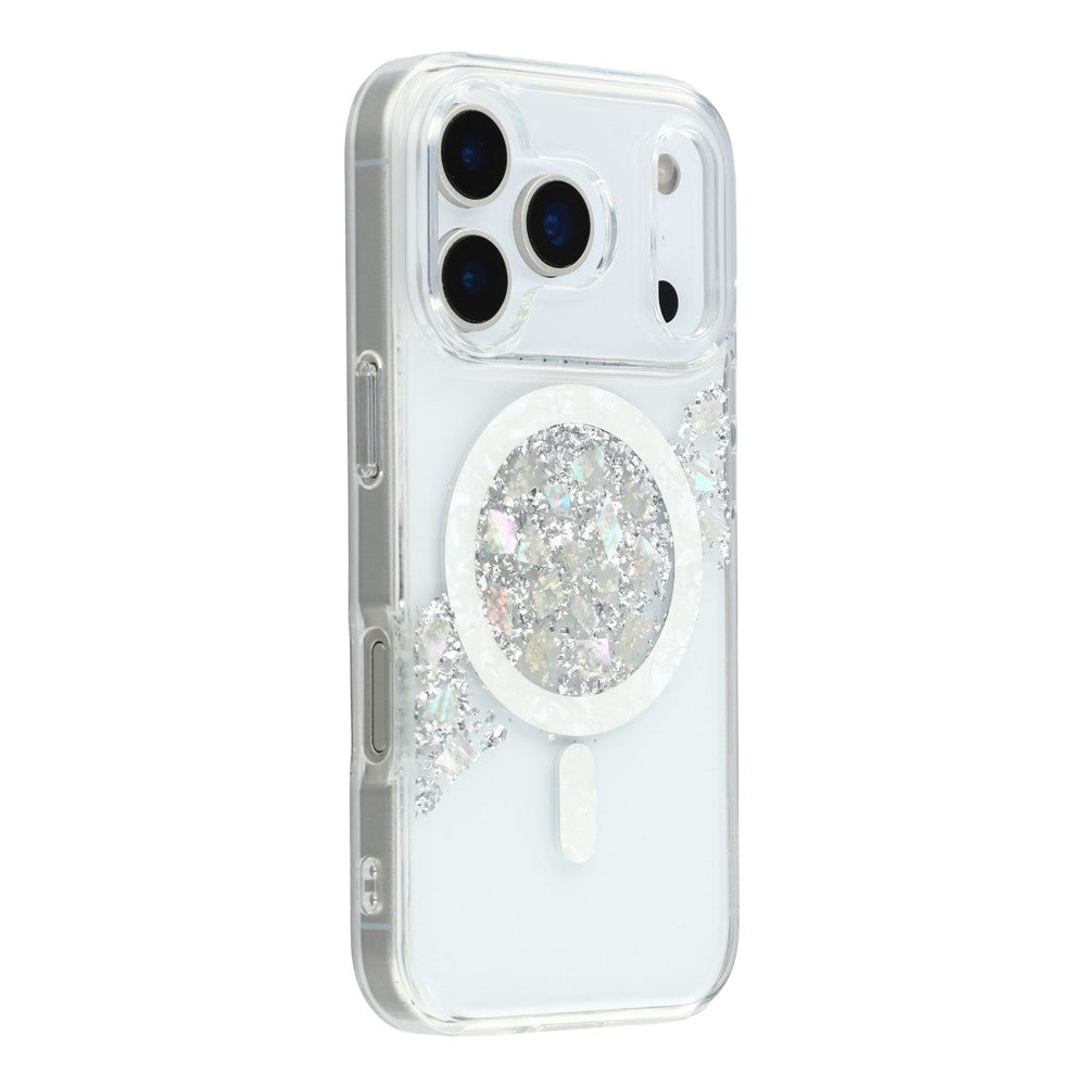 JAUCASE For iPhone 17 Pro Max Magnetic Case Shell Epoxy Design TPU + PC Phone Back Cover