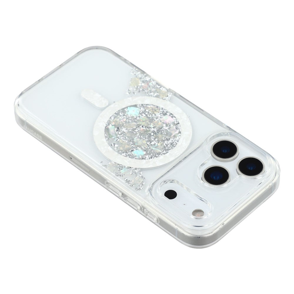 JAUCASE For iPhone 17 Pro Max Magnetic Case Shell Epoxy Design TPU + PC Phone Back Cover