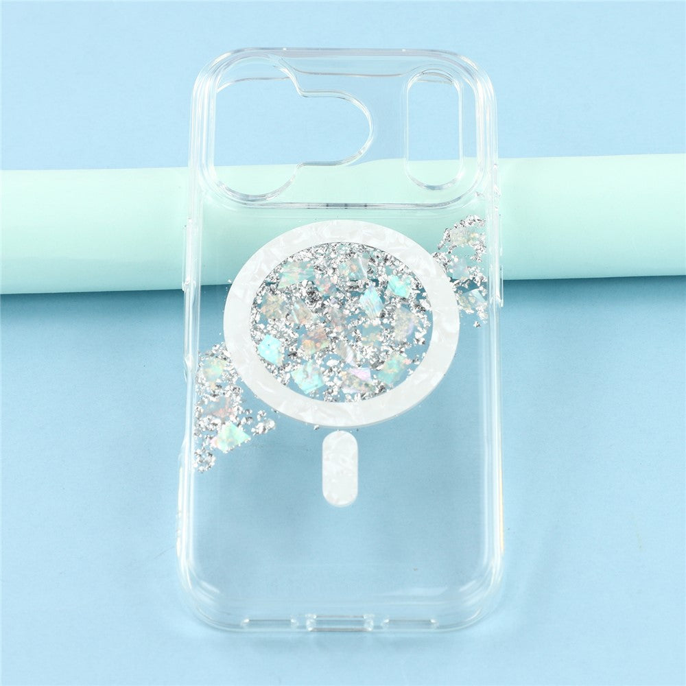 JAUCASE For iPhone 17 Pro Max Magnetic Case Shell Epoxy Design TPU + PC Phone Back Cover