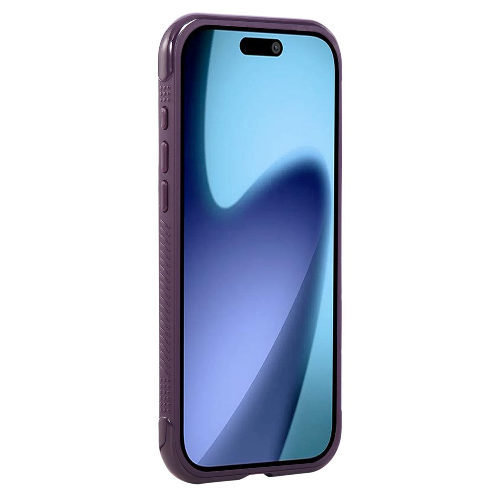 For iPhone 17 Pro Max Case Compatible with MagSafe TPU + PC Transparent Protective Phone Cover - Dark Purple