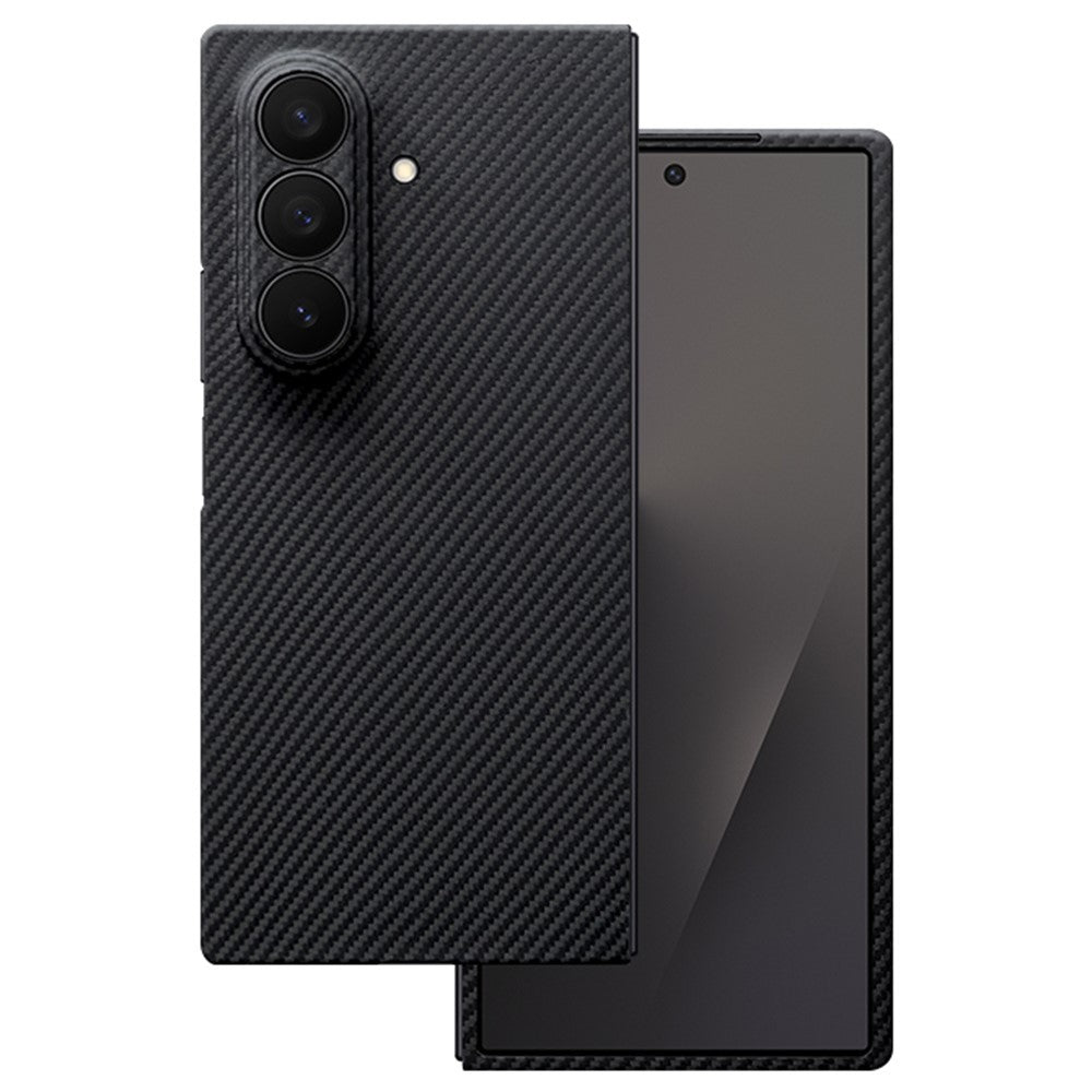 For Samsung Galaxy Z Fold7 5G Magnetic Case Precise Cutouts 600D Fine Texture Aramid Fiber Phone Cover with Front Frame