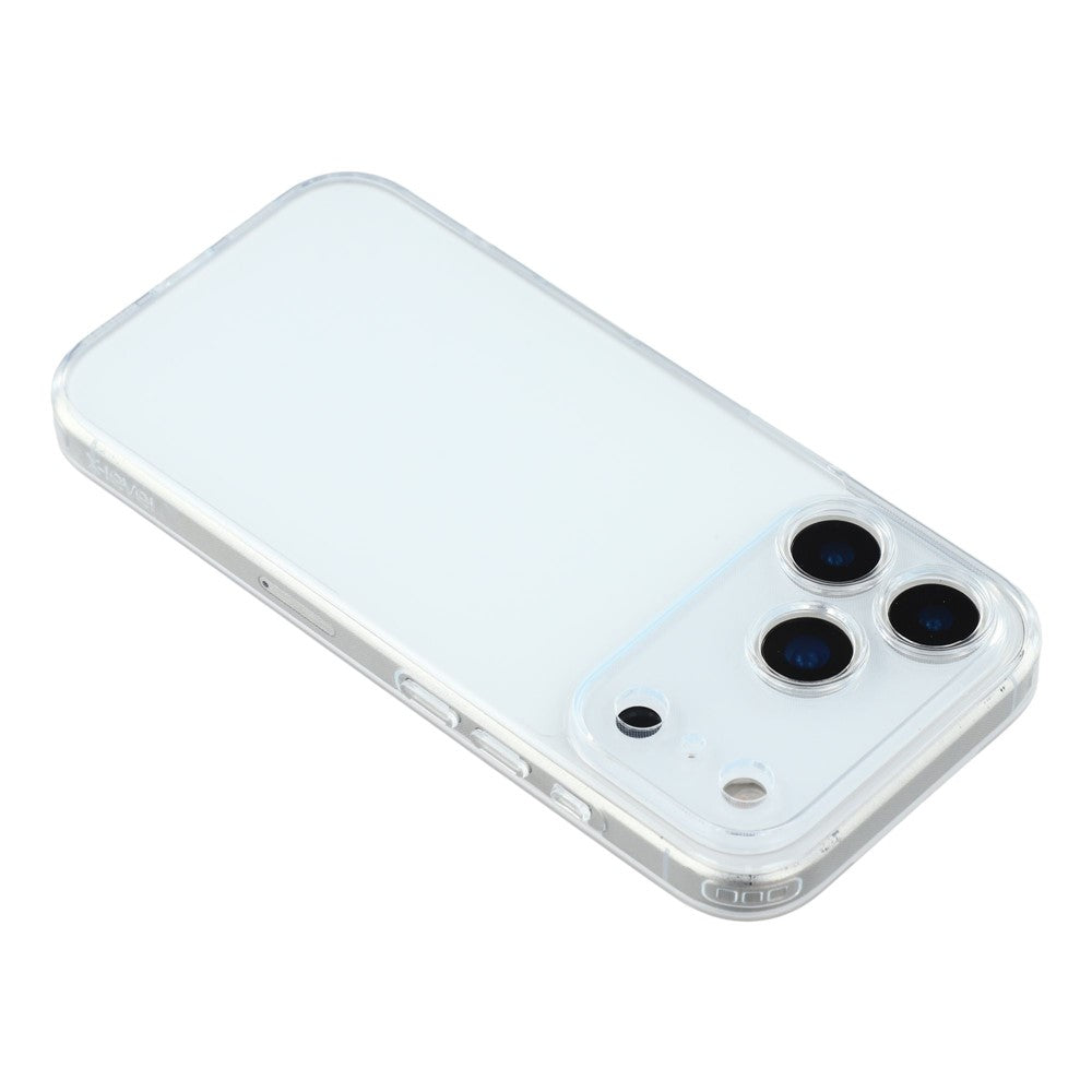 X-LEVEL For iPhone 17 Pro Max Case Precise Cutout Matte Tempered Glass + TPU Phone Cover - Transparent