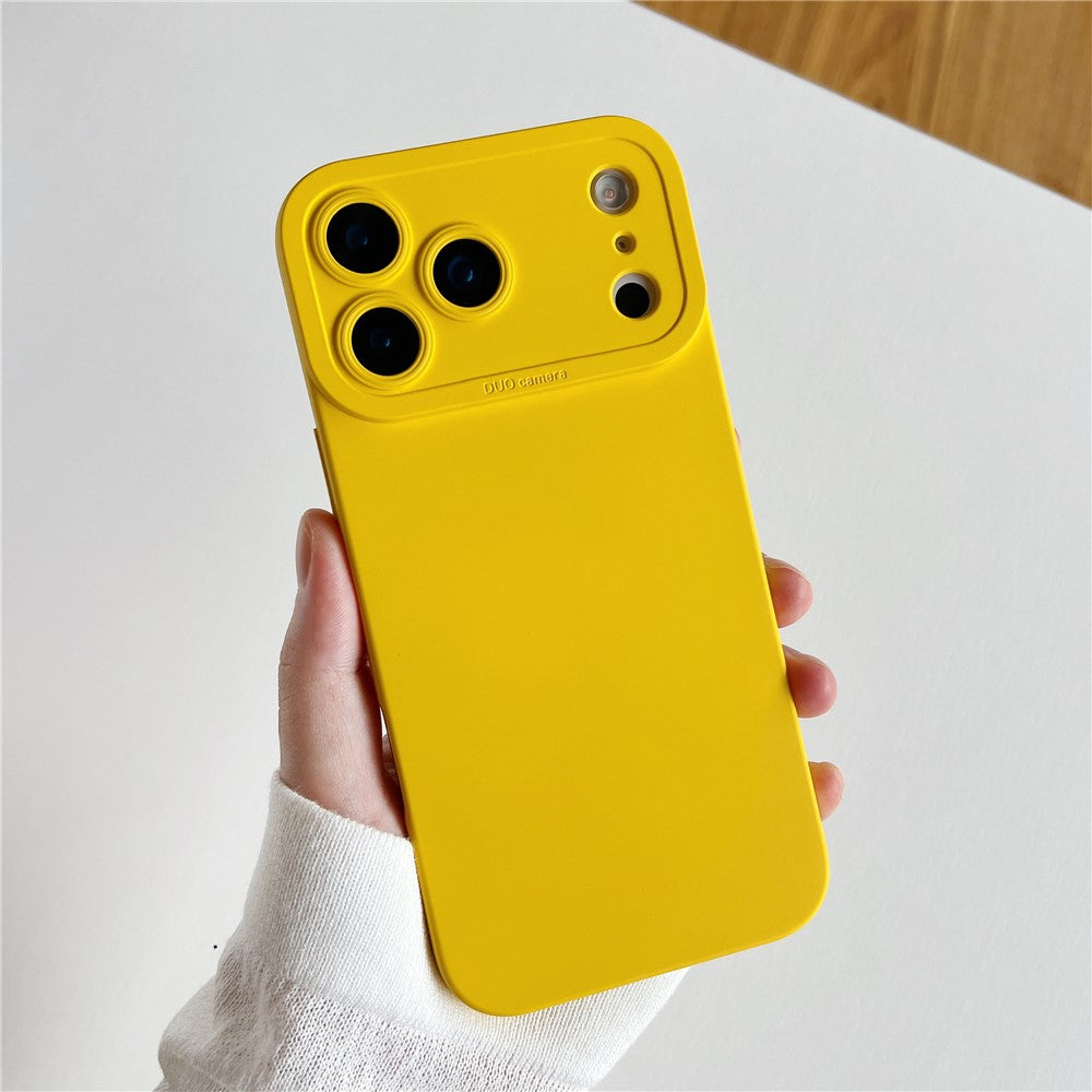 For iPhone 17 Pro Max Case Precision Cutout TPU Protective Phone Cover - Yellow