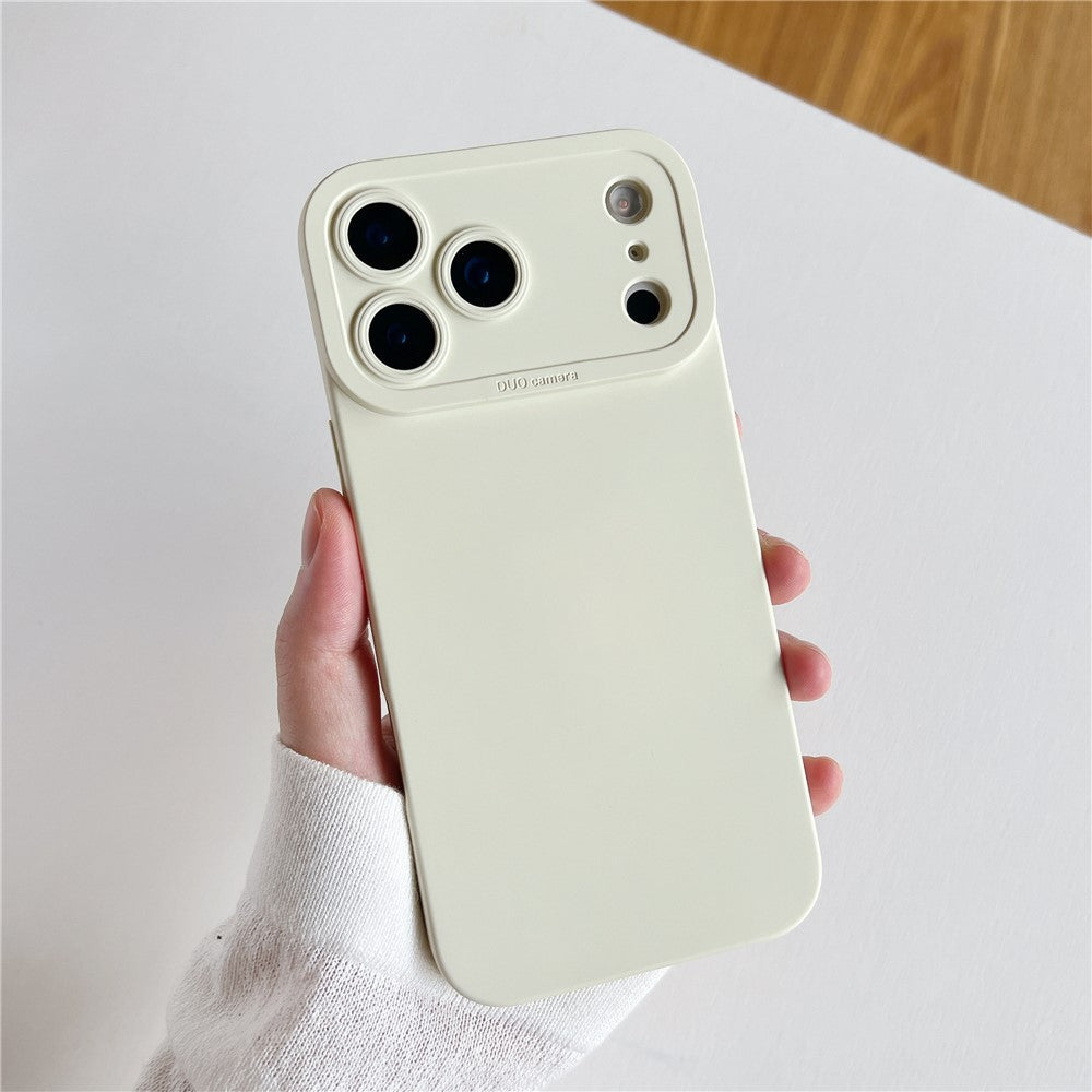For iPhone 17 Pro Max Case Precision Cutout TPU Protective Phone Cover - Antique White
