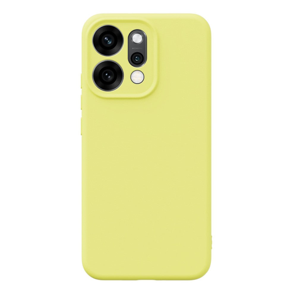 YCADEN For Oppo Reno14 Pro 5G (Global) Case Precise Cutouts TPU Phone Back Cover - Pear Yellow
