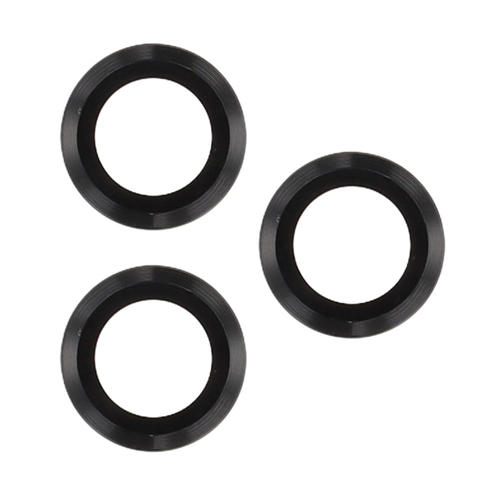 For iPhone 17 Pro Max Magnetic Case TPU PC Clear Phone Cover with Lens Frame Kickstand  /  Lens Film - Black