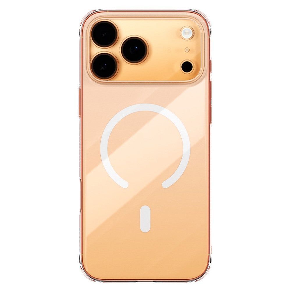 BASEUS Crystal Series For iPhone 17 Pro Max Case Compatible with MagSafe Slim Clear PC Phone Cover