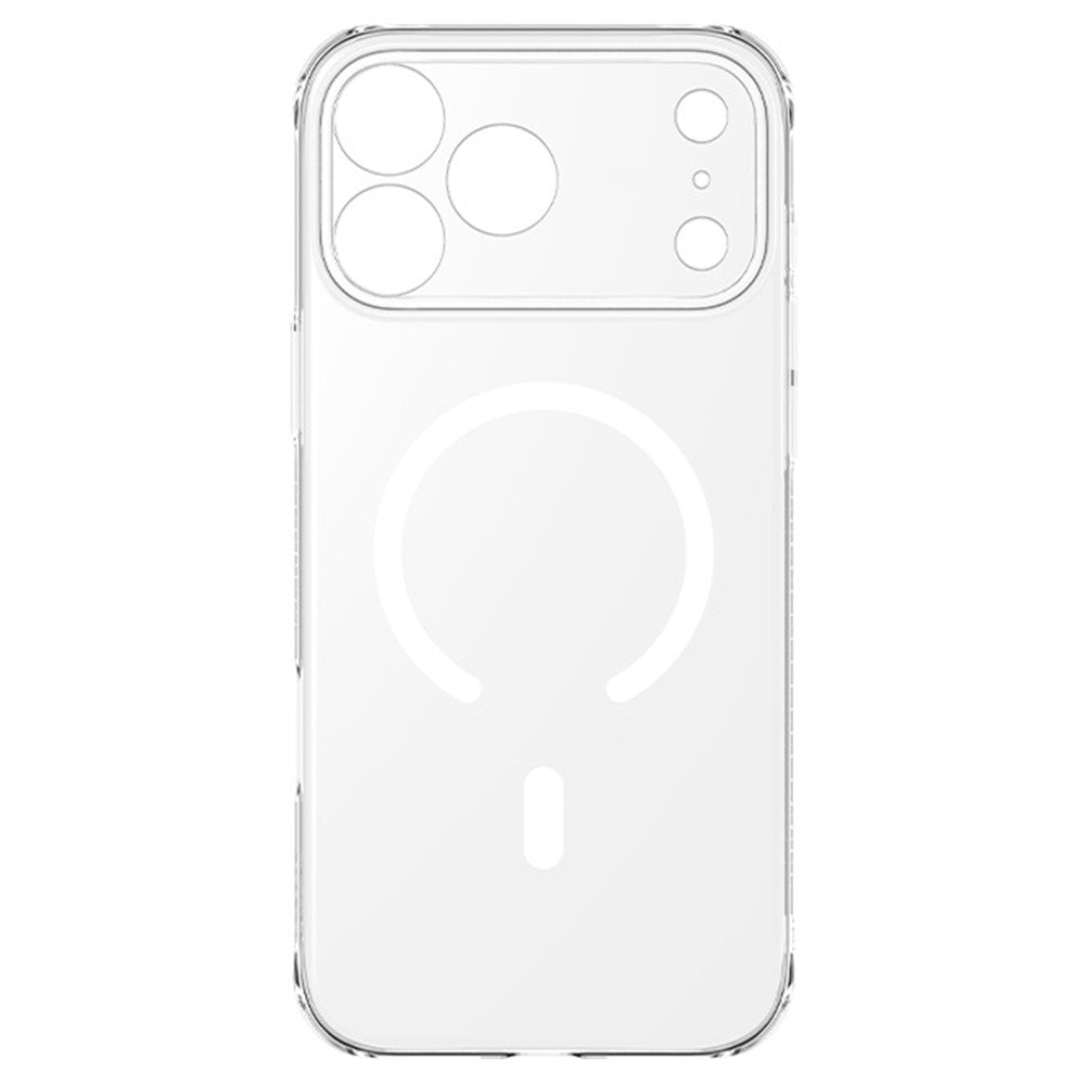 BASEUS Crystal Series For iPhone 17 Pro Max Case Compatible with MagSafe Slim Clear PC Phone Cover