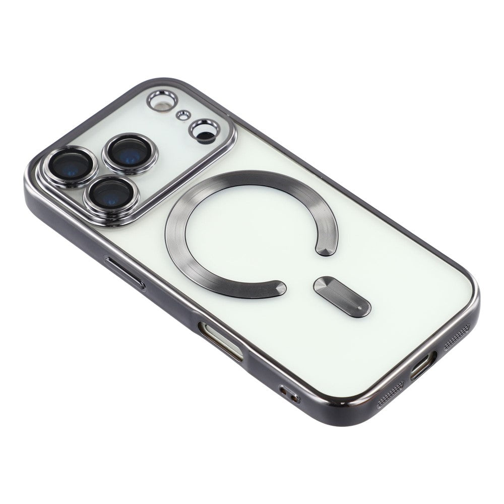 X-LEVEL For iPhone 17 Pro Max Case Compatible with MagSafe Full Camera Protection TPU Phone Cover - Grey