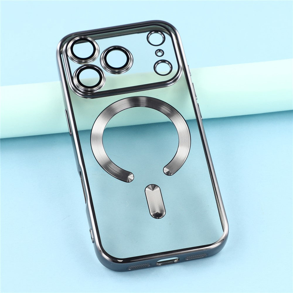 X-LEVEL For iPhone 17 Pro Max Case Compatible with MagSafe Full Camera Protection TPU Phone Cover - Grey