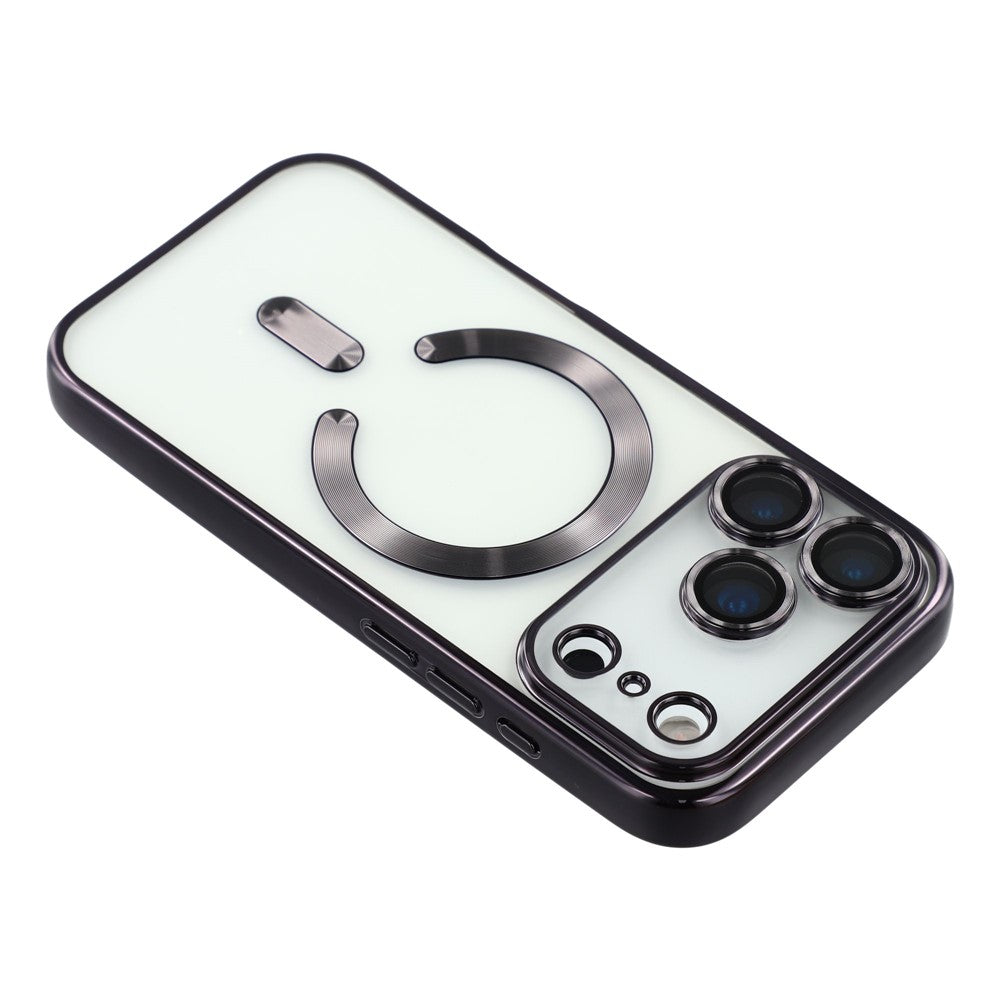 X-LEVEL For iPhone 17 Pro Max Case Compatible with MagSafe Full Camera Protection TPU Phone Cover - Black
