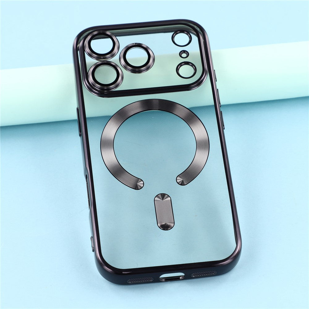 X-LEVEL For iPhone 17 Pro Max Case Compatible with MagSafe Full Camera Protection TPU Phone Cover - Black