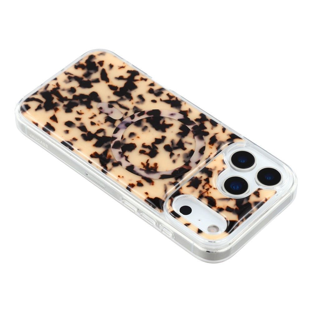 JAUCASE For iPhone 17 Pro Max Case Compatible with MagSafe Shell Design TPU + PC Phone Cover - Natural-colored Shell