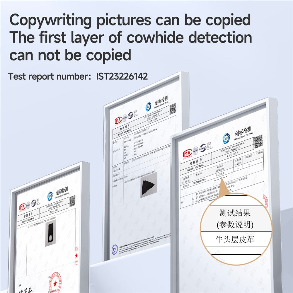 For iPhone 17 Pro Max Case Compatible with MagSafe Genuine Cow Leather+PC Kickstand Phone Cover - Brown