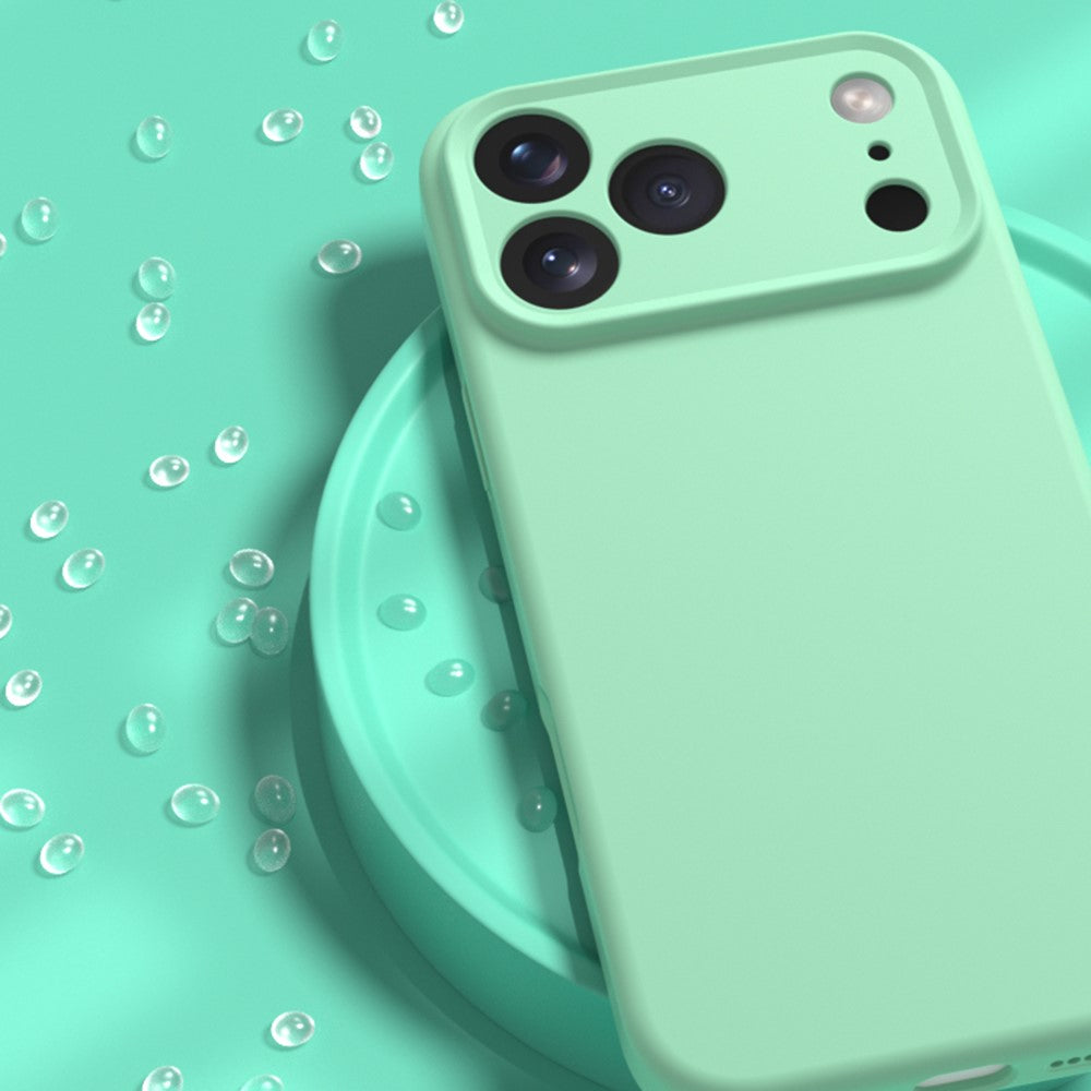 YCADEN For iPhone 17 Pro Max Case Precise Cutouts TPU Phone Back Cover - Bean Green